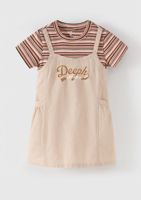 Đầm váy yếm bé gái Rabity 956.004