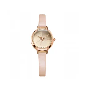 Đồng Hồ Nữ JA-979C Julius Hàn Quốc Dây Da (Hồng)