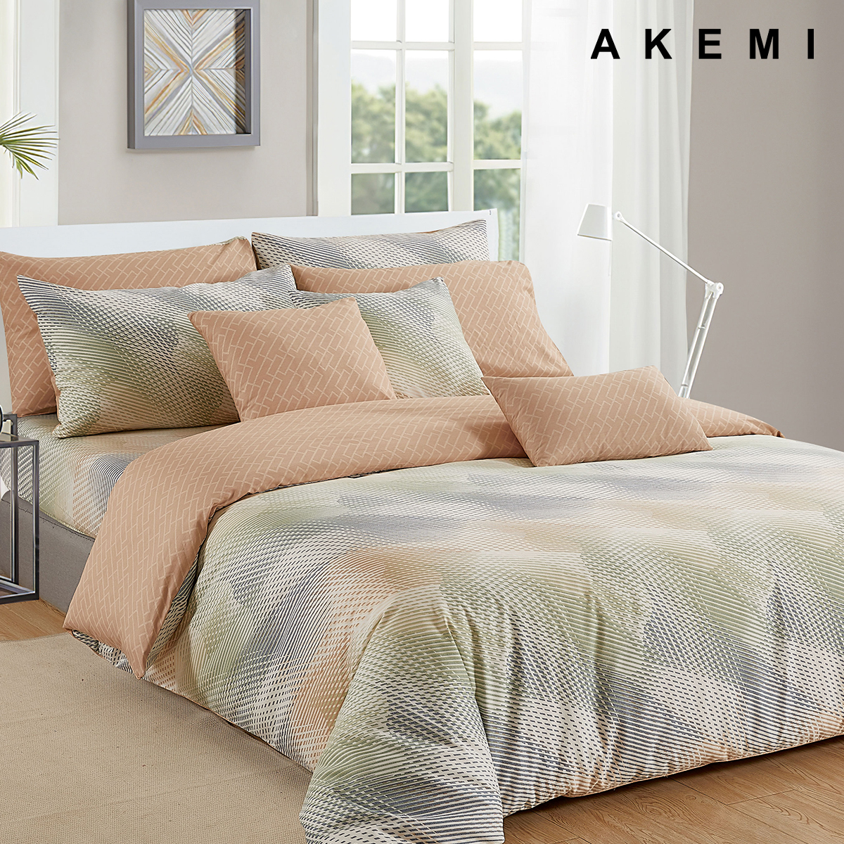 AKEMI - Bộ Drap Akemi Cotton Select Adore (227) 180cmx200cm