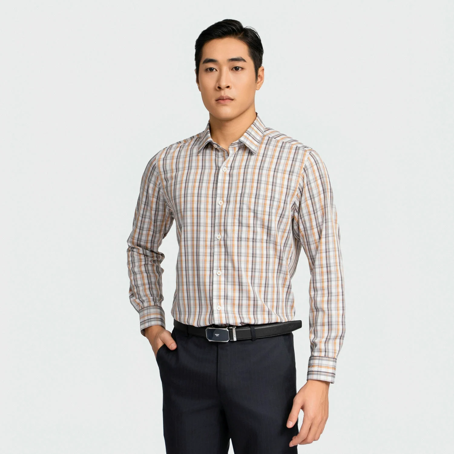 Aristino - Áo Sơ Mi Kẻ Nam Aristino Bamboo ALS1680Z