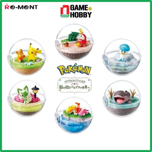 nShop - Hộp Mù Mô Hình Pokemon Terrarium Collection EX Explore the Paldea Region Blind Box - Chính Hãng Re-Ment