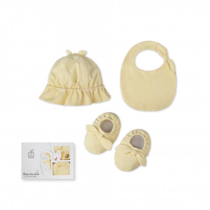 Set phụ kiện La Pomme nơ điệu pastel