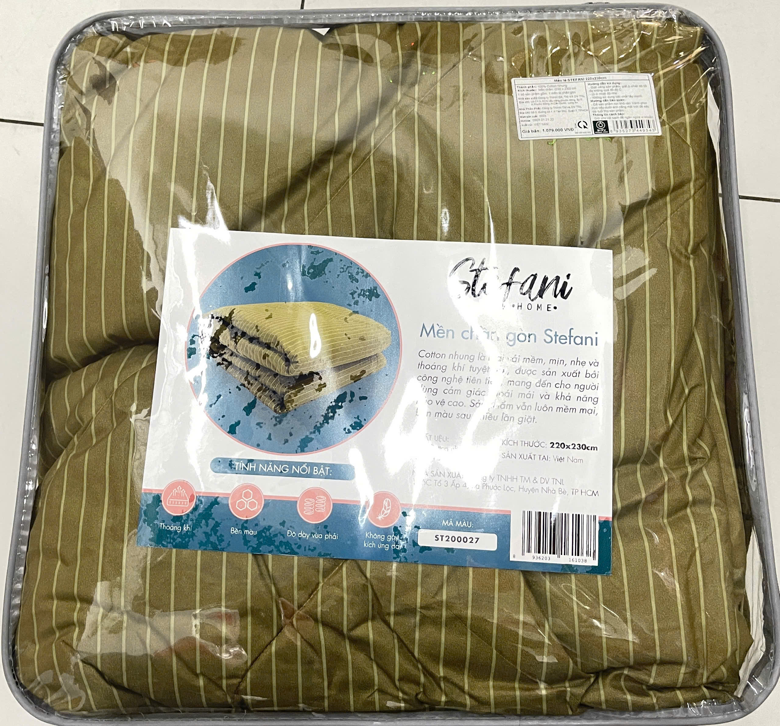 KOHNAN - Mền Lẻ Stefani 2.2x2.3m