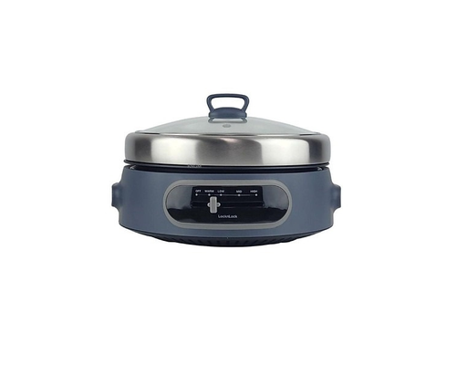 LOCKNLOCK-EJP542NVY - Nồi điện đa năng nhãn hiệu LocknLock Multi Cooker With SS Pot 220-240V, 50/60Hz, 1300-1500W, 4L - Màu navy