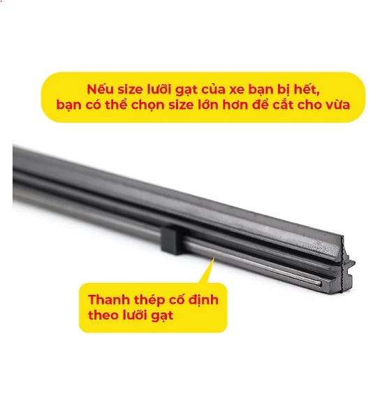 KOHNAN - 28537 Gạt mưa không xương Viair - 323 (x2 lưỡi)