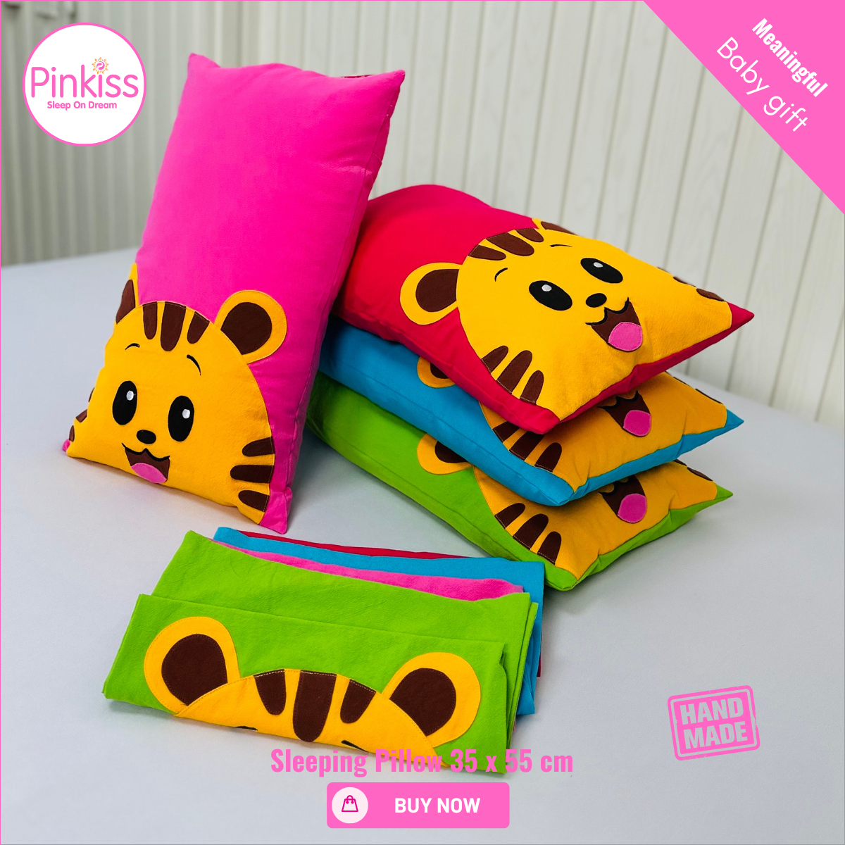 [DEAL SỐC 08/08]-PINKISS-GỐI NẰM KHÔNG BÈO TIGGY 35x55