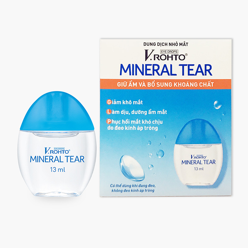 KOHNAN - Dung Dịch Nhỏ Mắt V.Rohto Mineral Tear 13ml