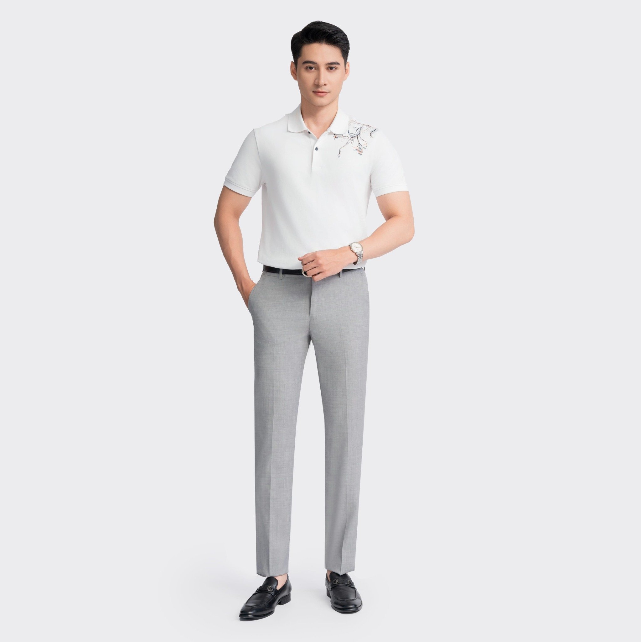Aristino - Quần Âu Wool Nam Lông Cừu Regular fit 1TR0170Z