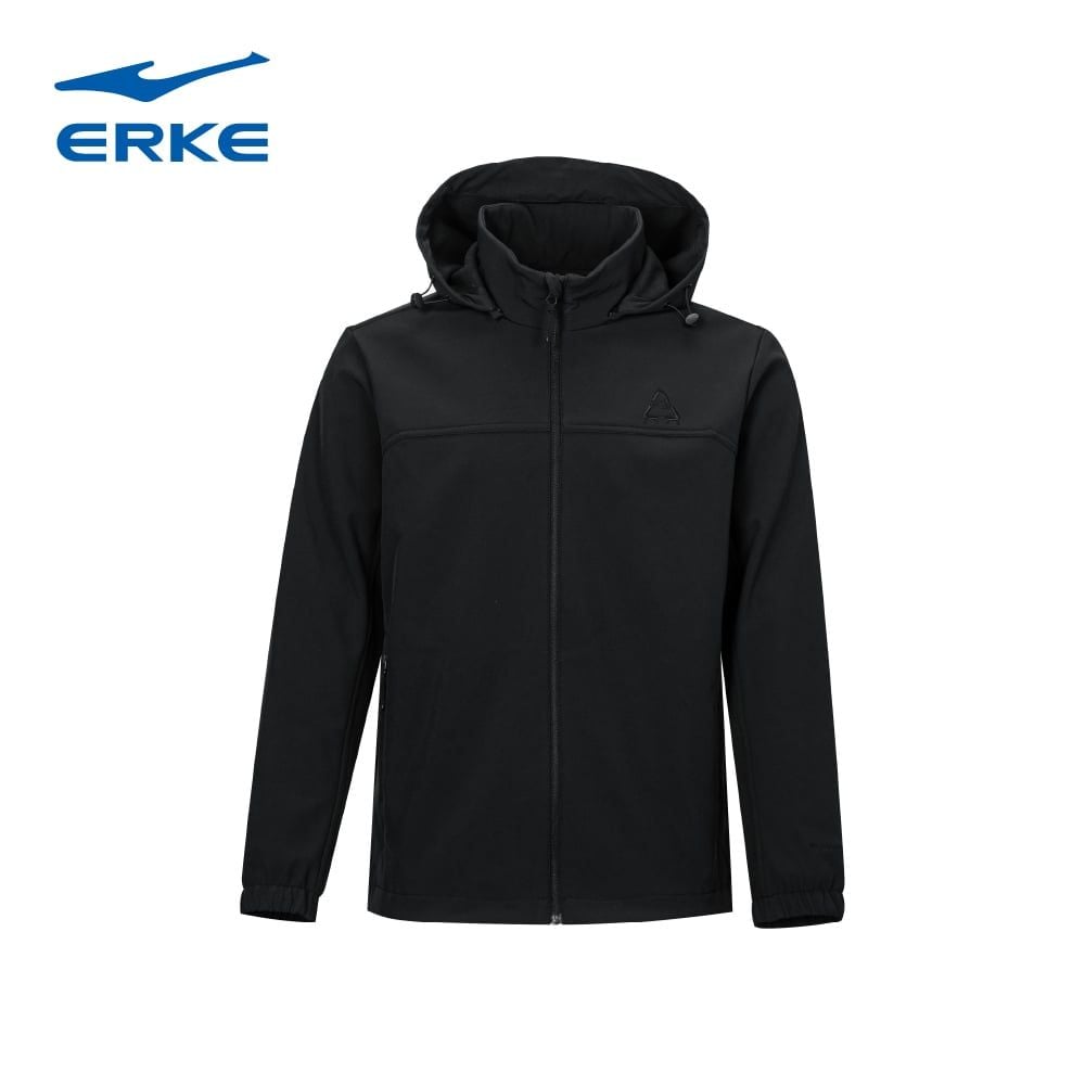 ERKE - Áo khoác gió nam ERKE có lót đệm 11225402003