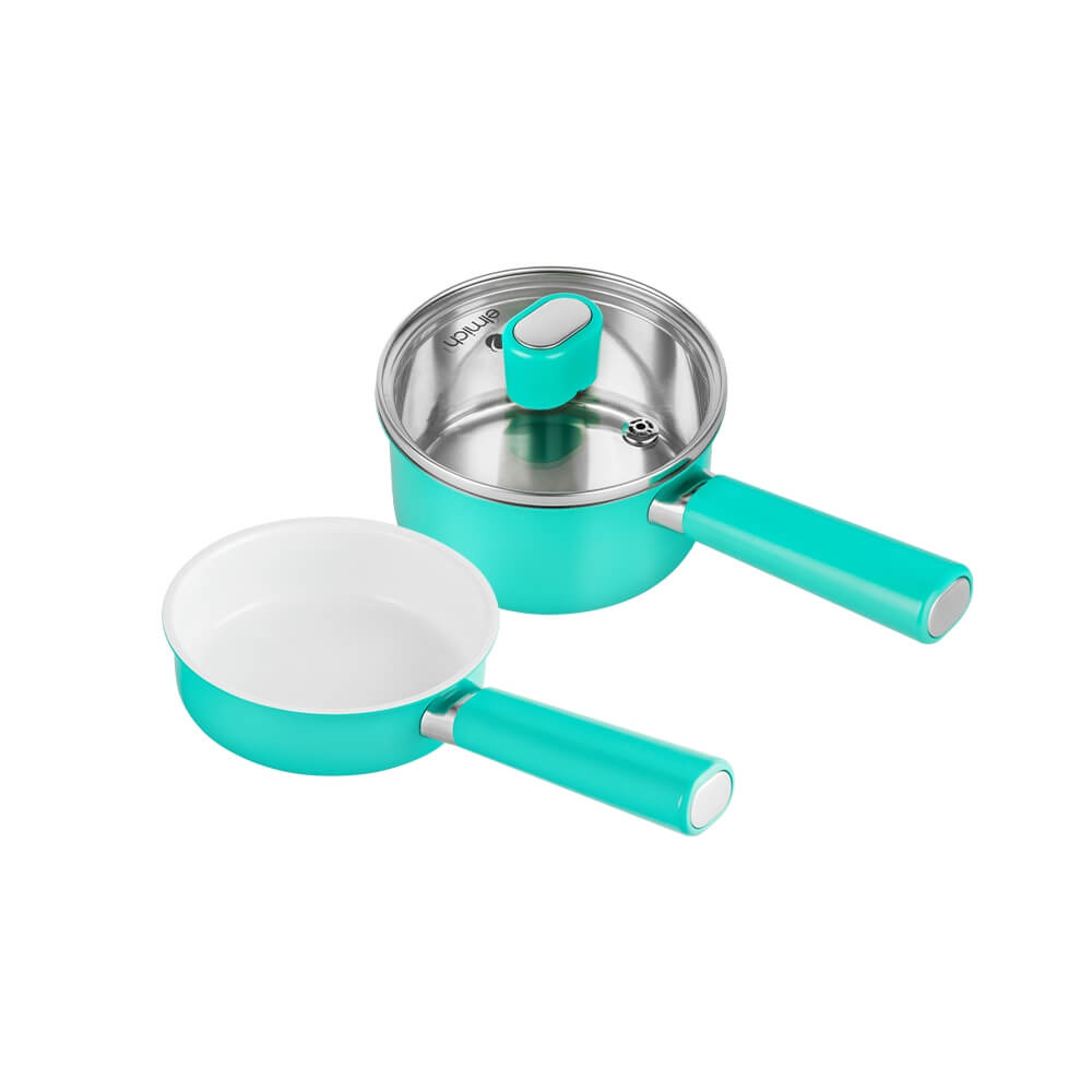 Bộ nồi chảo Inox nguyên khối an toàn Baby EL 1168OLMax size 14cm new