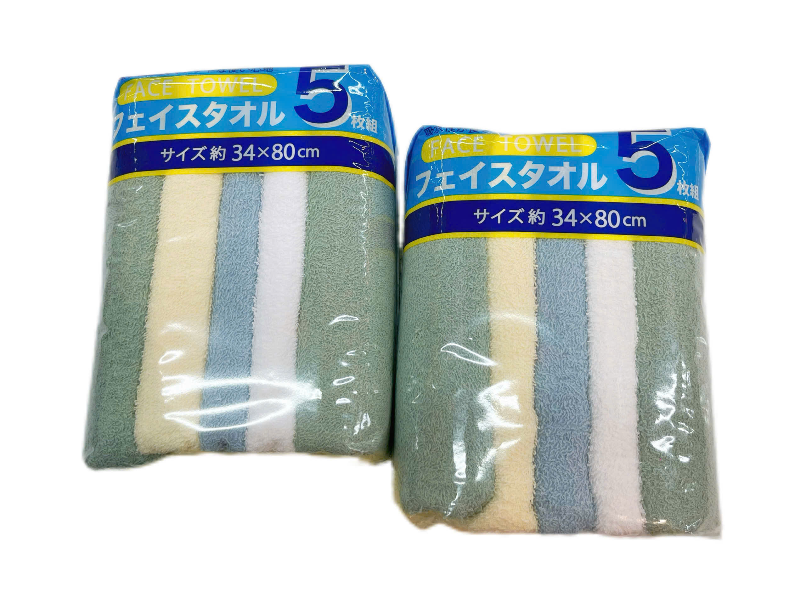 KOHNAN BÌNH TÂN-EDLP SET 5 KHĂN COTTON (34X80CM)-8935273494800