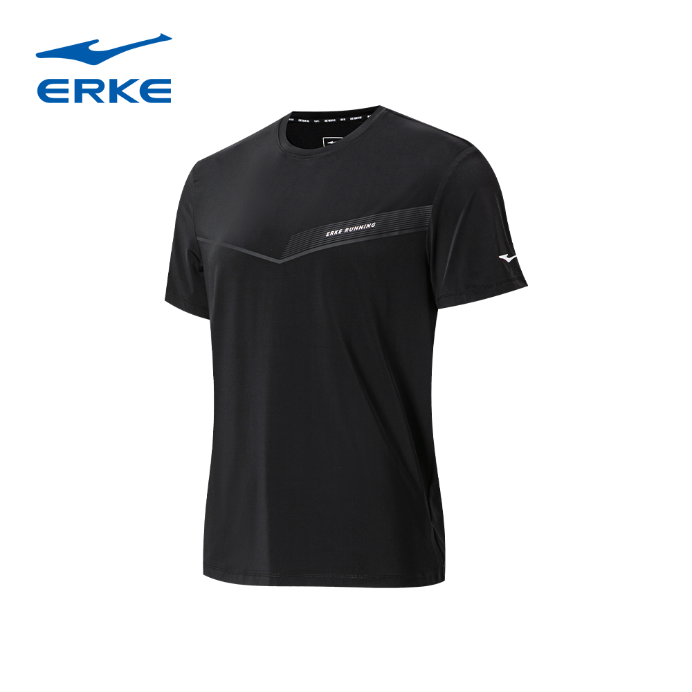 ERKE- Áo thun Nam ERKE RUNNING logo tam giác 11224302218