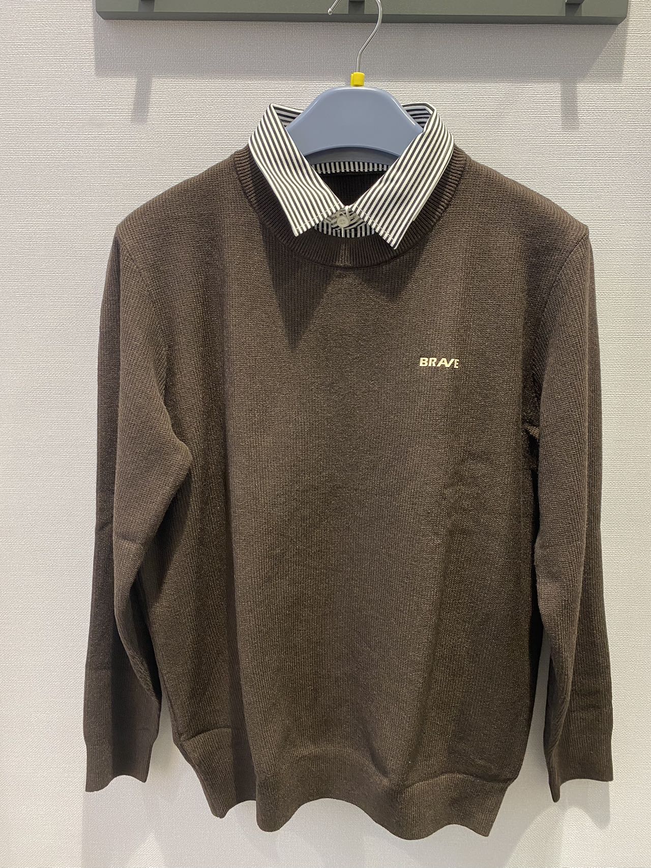 HLA - Áo len cổ sơ mi - NTH/D3W/07