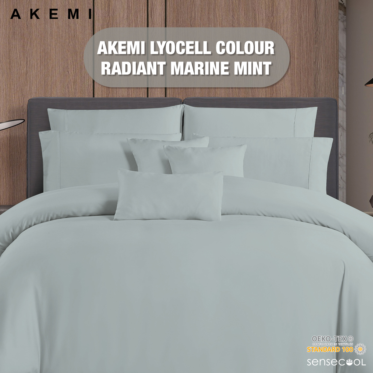 AKEMI - Bộ Drap Tencel Lyocell Colour Radiant 6 Món