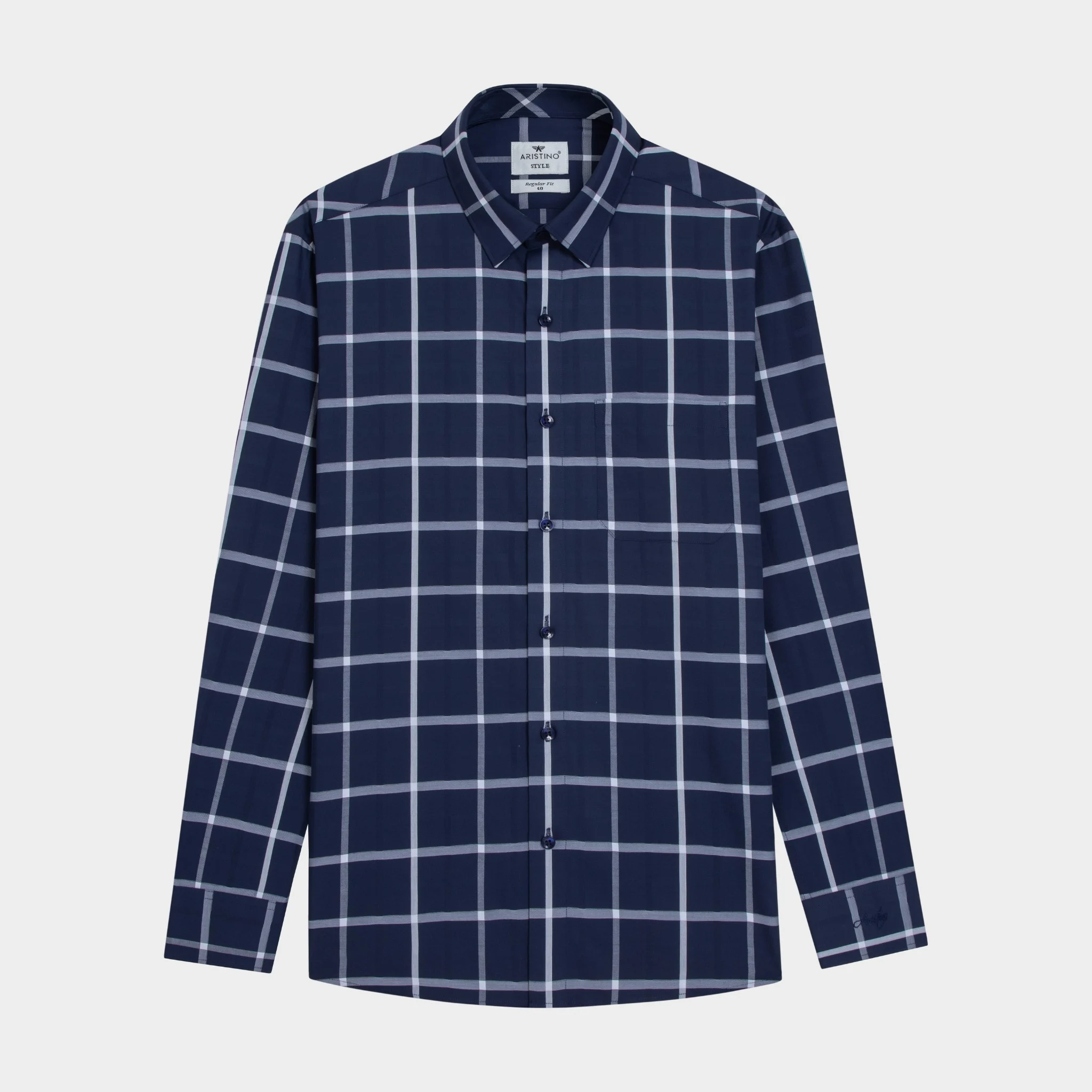 ARISTINO - Áo Sơ Mi Kẻ Nam Aristino ALS22903
