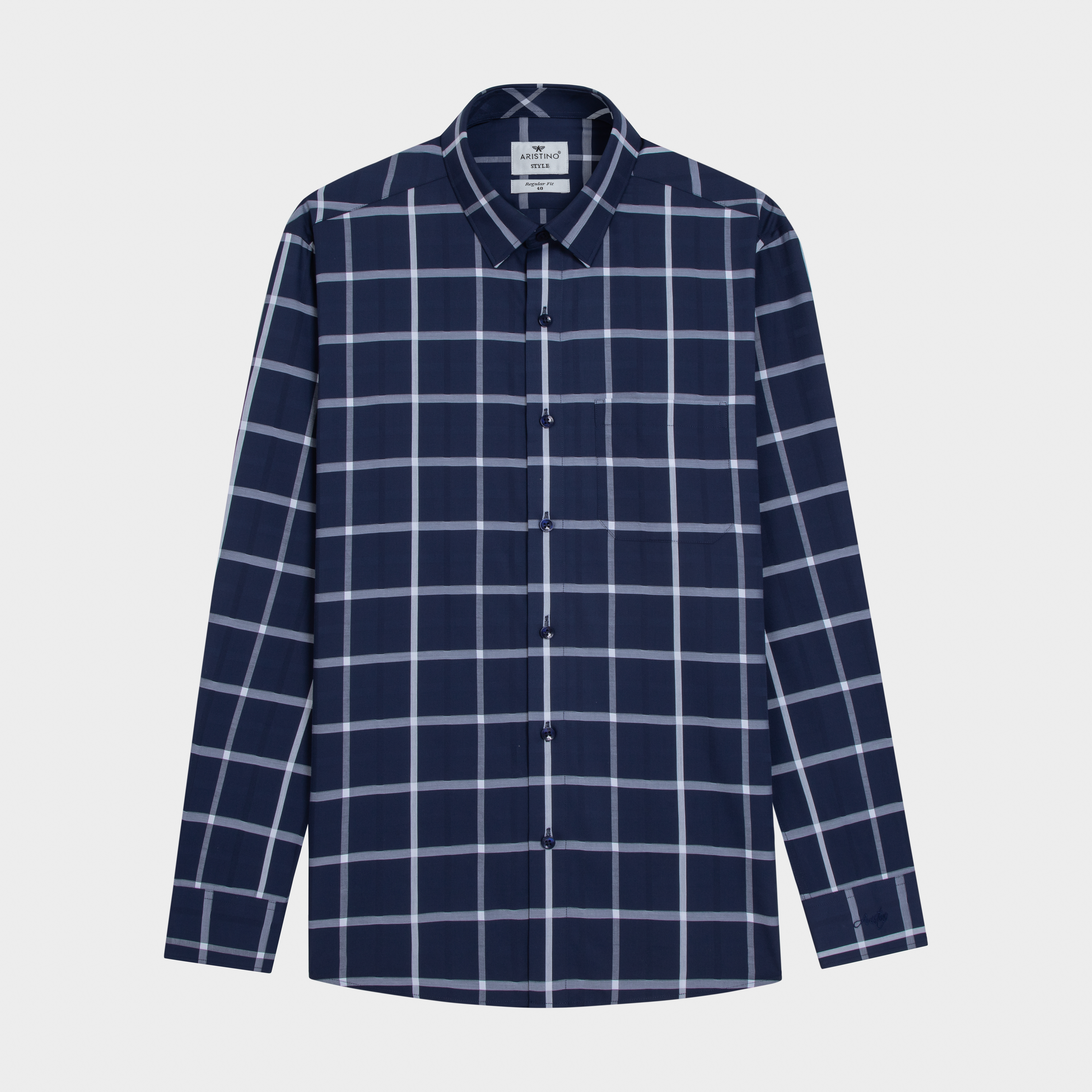 Aristino - Áo Sơ Mi Kẻ Nam Aristino ALS22903
