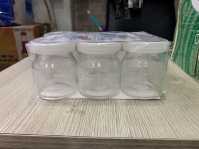 KOHNAN Lô 6 hũ yaourt thủy tinh200ml (09911)