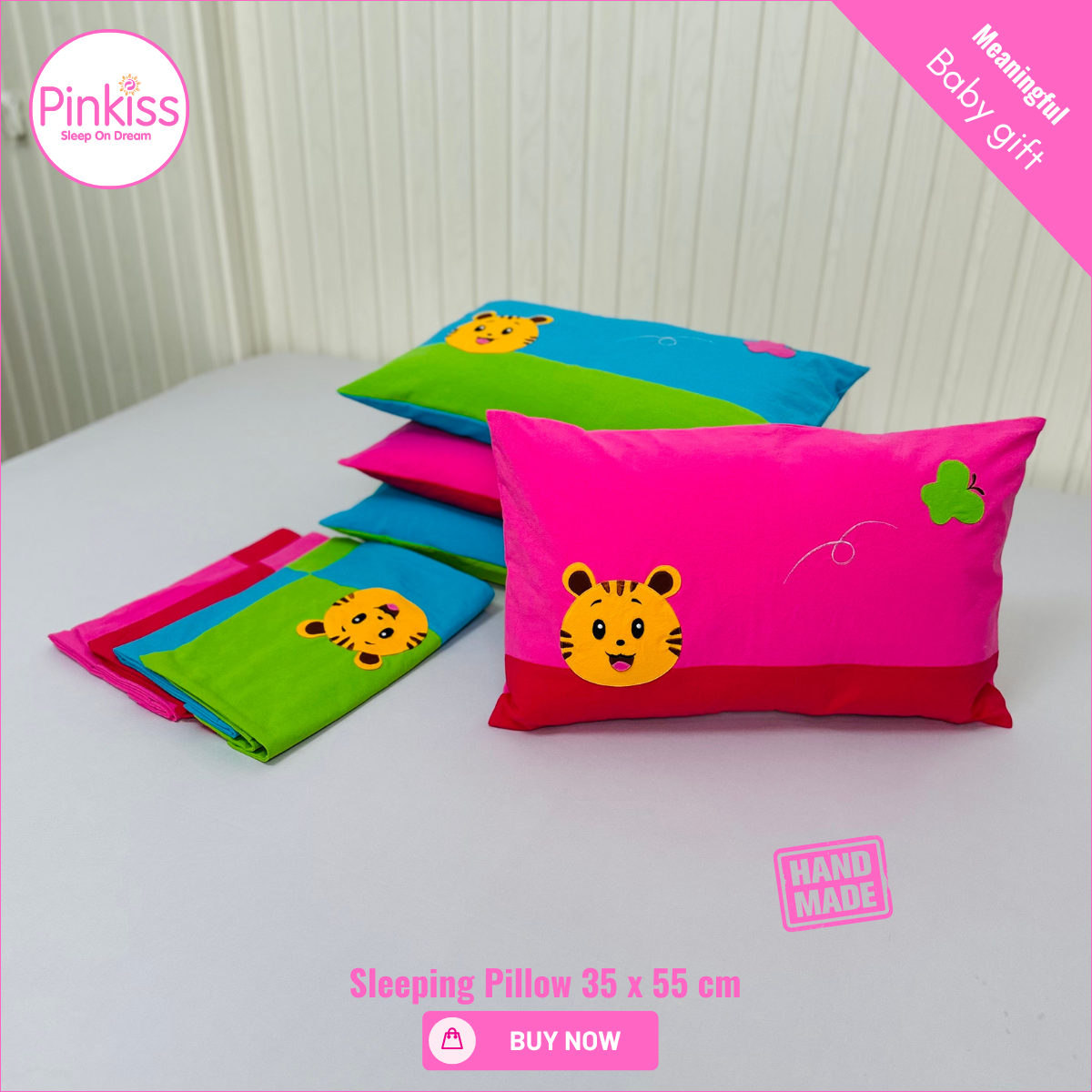 PINKISS-Gối nằm không bèo PINKISS 35x55