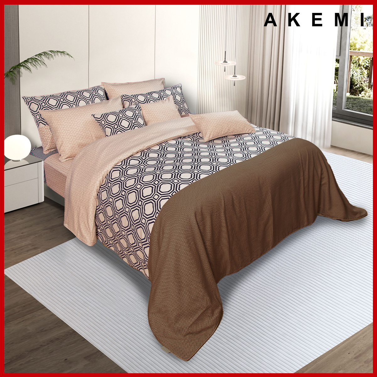 AKEMI - Bộ Drap Tencel Touch Serenity Set 5 món