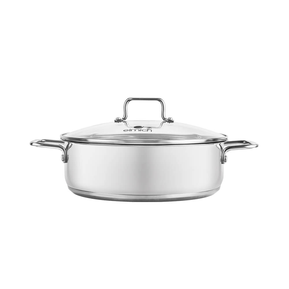 Nồi lẩu inox 3 đáy Elmich El-3850 size 26cm