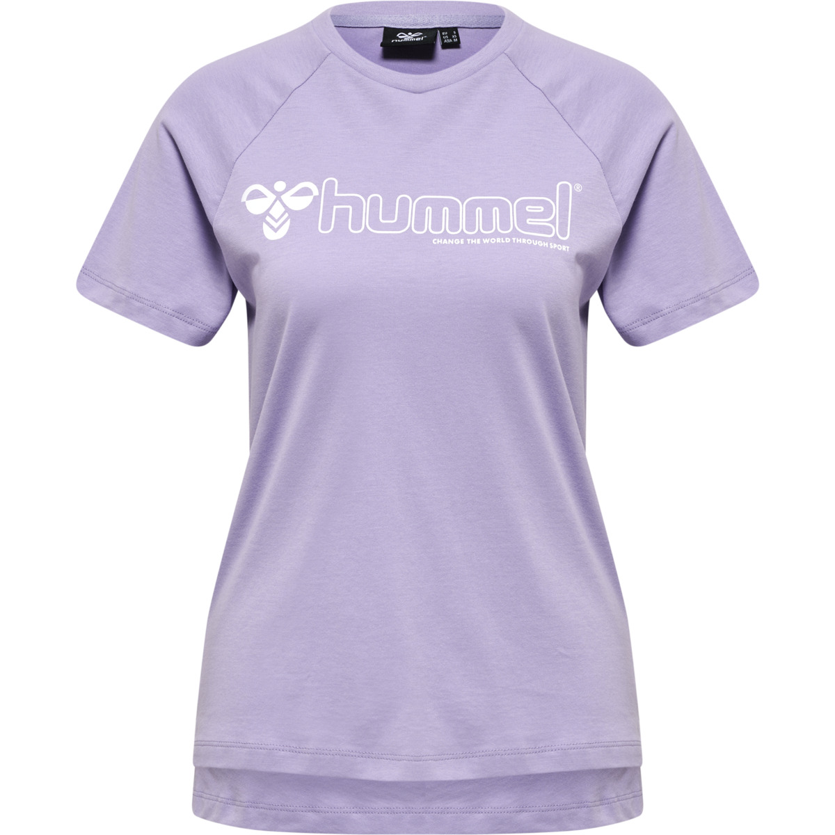 KUME | Áo Thun Cổ Tròn Thời Trang Cho Nữ | Thương Hiệu Hummel - Size S - Màu Tím - 214325