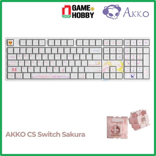 nShop - Bàn Phím Cơ AKKO 3108 RF Sailor Moon Crystal / Dual-mode / AKKO CS switch Sakura