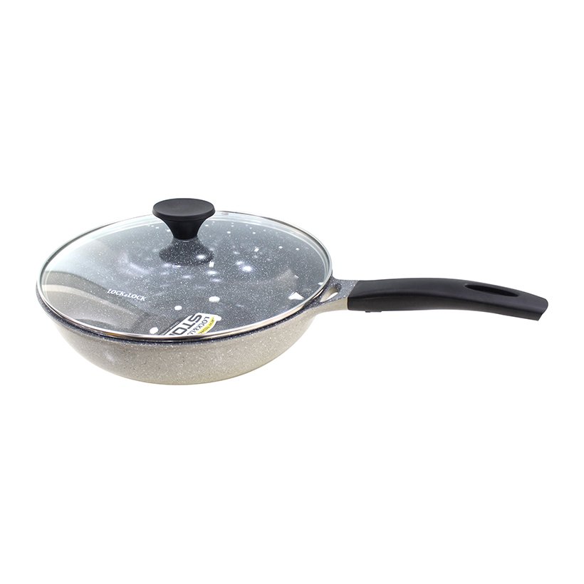LOCKNLOCK-LCA6305D-Chảo nấu Lock&Lock Stone 30cm (Có thể sử dụng bếp từ)