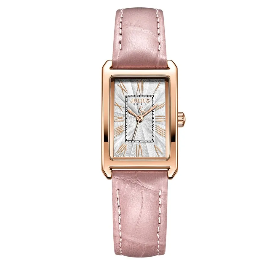 Đồng Hồ Nữ JA-1338B Julius Hàn Quốc (Hồng)