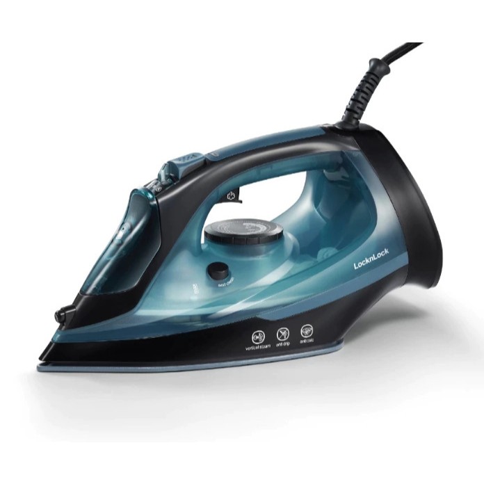 LOCKNLOCK-ENI352GRN - Bàn ủi hơi nước LocknLock Steam iron 220-240V, 50/60Hz, 2000-2400W, 300ml - Màu xanh lá