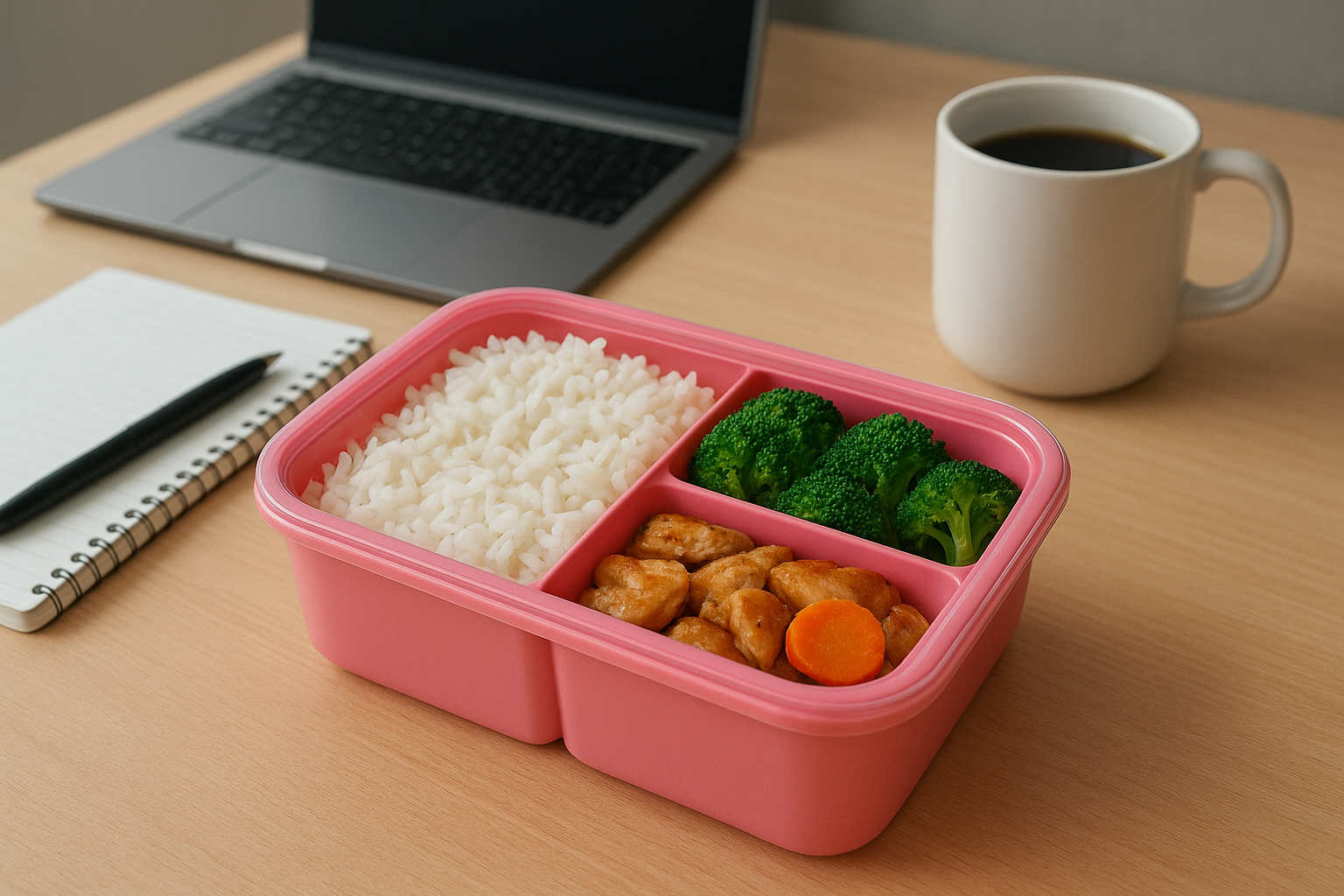 Hộp cơm cao cấp inox 3 ngăn 1120ml (2 màu tím, hồng)