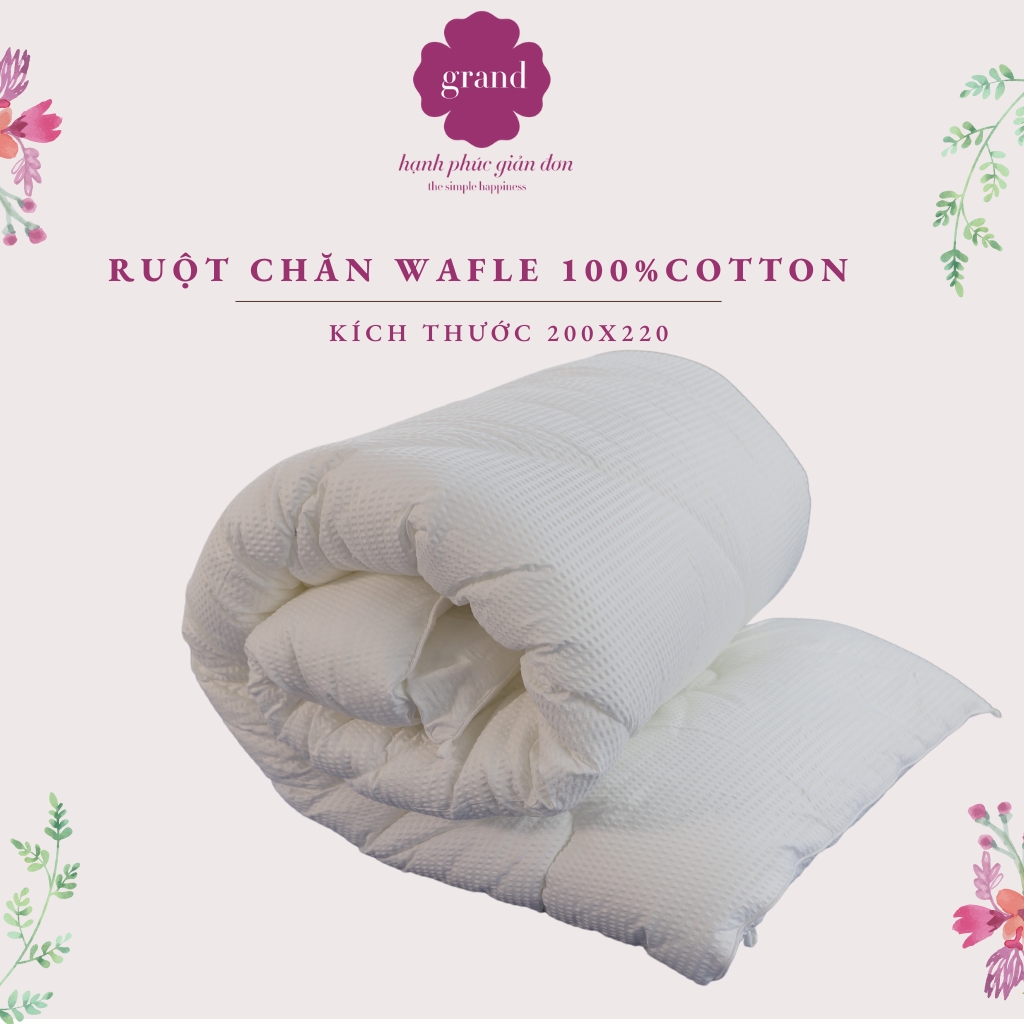 Ruột chăn Waffle kích thước 200x220