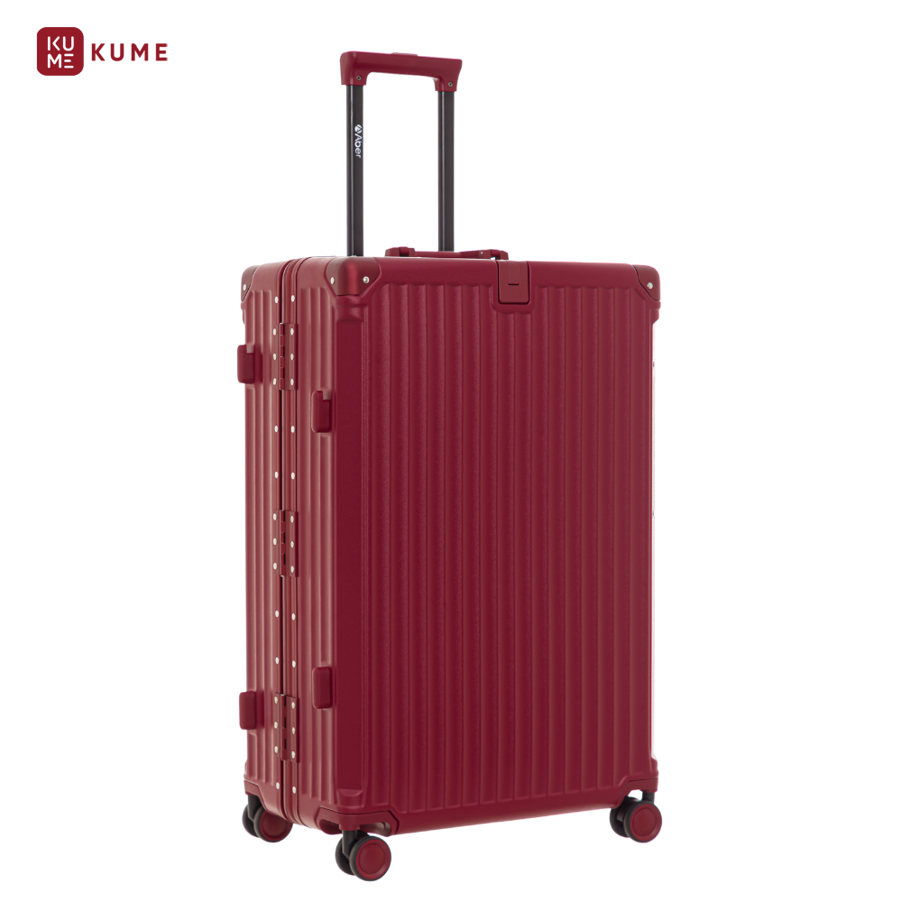 KUME | Vali Du Lịch Cao Cấp, Size 28, Chất Liệu Nhựa PC Khung Nhôm, Khóa Khung Sập 2 Đầu Chống Rạch Trộm | Thương Hiệu ABER - 2407K