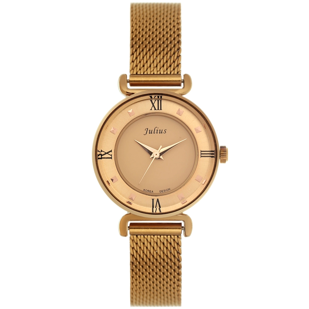Đồng Hồ Nữ JA-728E Julius Hàn Quốc Dây Thép (4 Màu)
