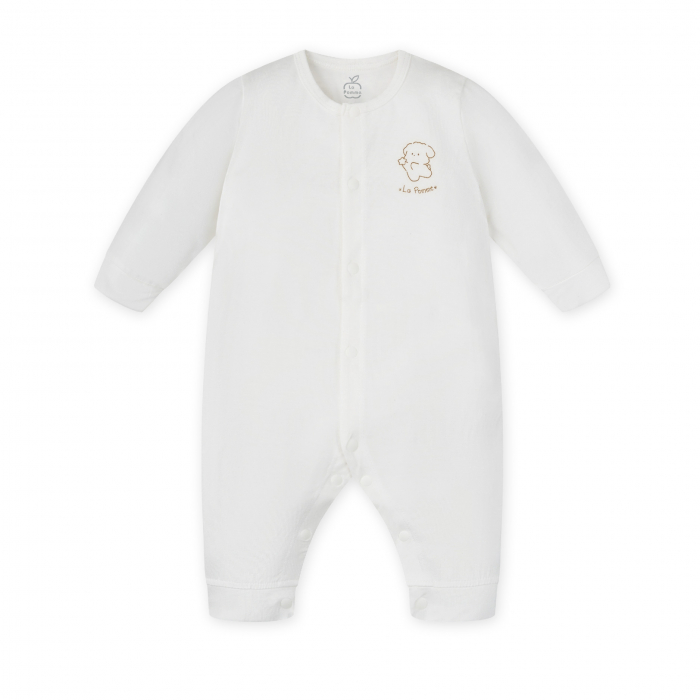 Body Dài Tay La Pomme Puppy - Trắng