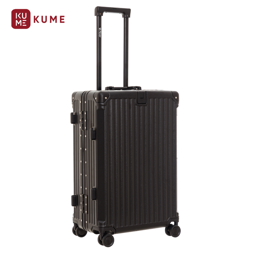 KUME | Vali Du Lịch Cao Cấp, Size 24, Chất Liệu Nhựa PC Khung Nhôm, Khóa Khung Sập 2 Đầu Chống Rạch Trộm | Thương Hiệu ABER - 2407K