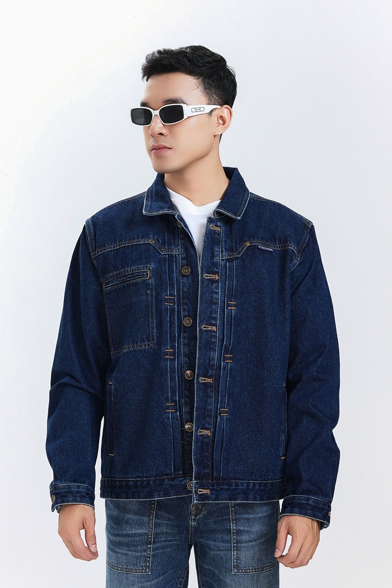 V-SIXTYFOUR - Áo Khoác Denim Dáng Vừa Type 1. Medium Denim Jacket Type 1