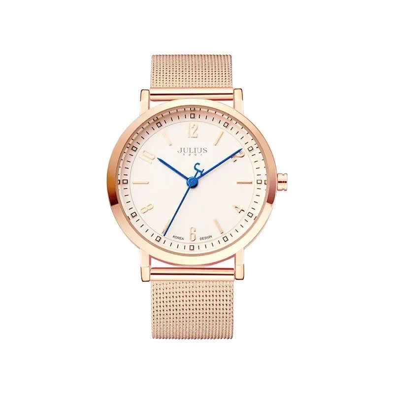 Đồng Hồ Nam JA-867MC lius Hàn Quốc Dây TJuhép (Đồng)