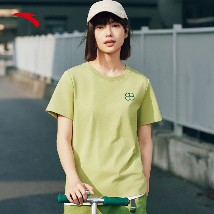 ANTA Women Short Sleeves Tee 9625B8106-2 -Green (Baju Sukan Perempuan)