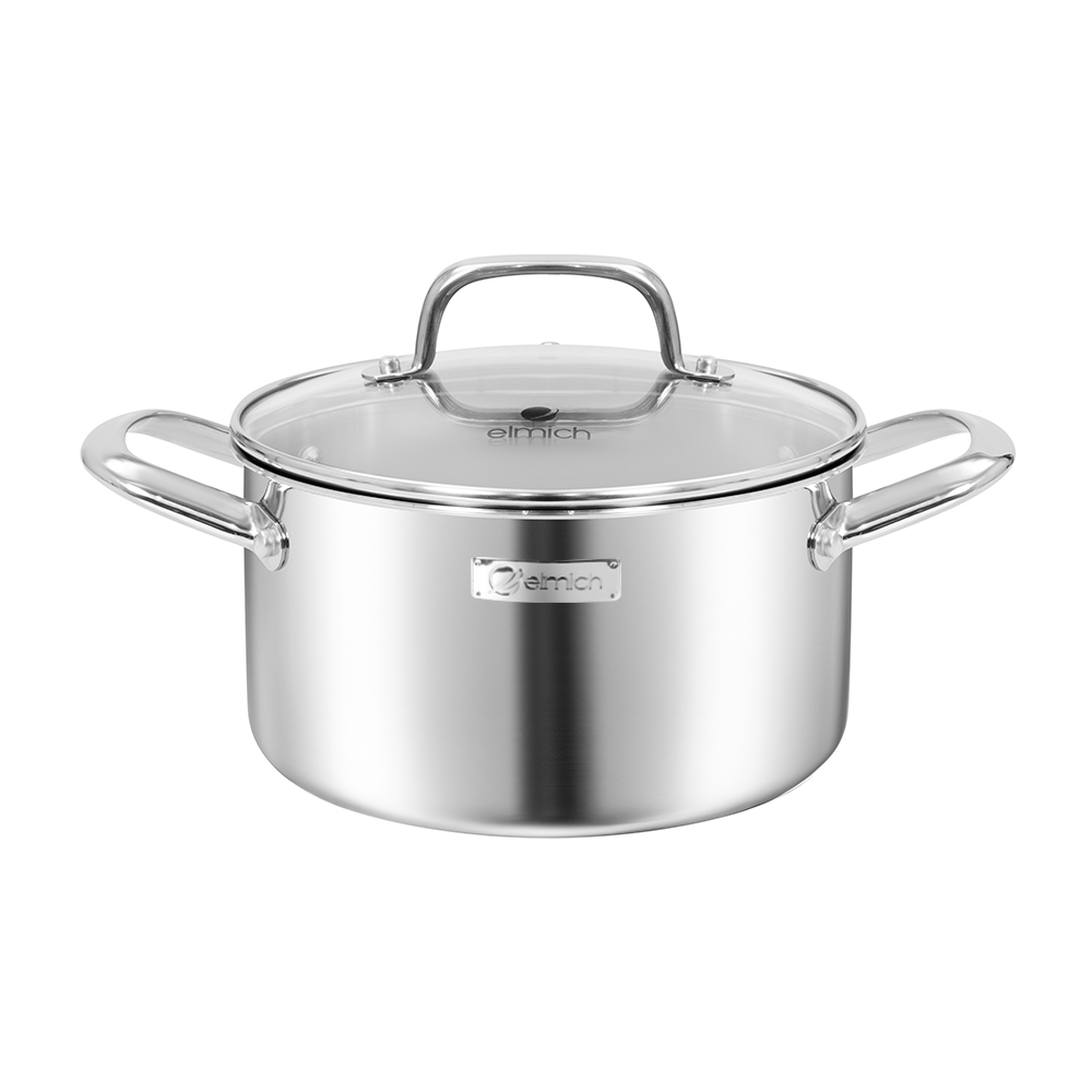 Nồi inox liền khối Elmich Trimax Napoli EL2538IN20 size 20cm
