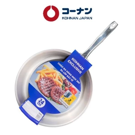 KOHNAN - 075925 Chảo inox 24cm KOH