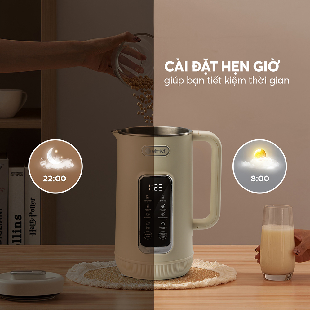 Máy làm sữa hạt Elmich 1L CBE-8650