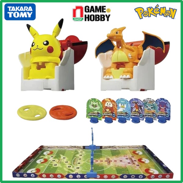 nShop - Sàn Đấu Pokemon Ultimate Match 01 Pikachu vs Charizard Starter Set - Đồ Chơi Mô Hình Chính Hãng Takara Tomy Kích Thước 60 x 30 x 10cm