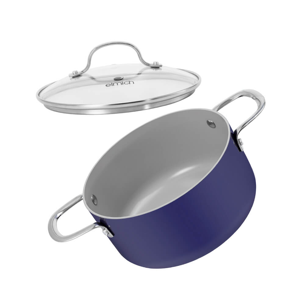 Bộ nồi chống dính Ceramic Elmich Classic EL5224FD03 size 18,20,24cm