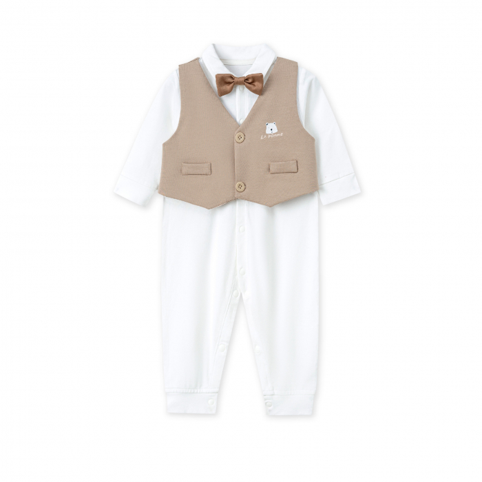 Set body dài tay kèm gile La Pomme dễ thương - Be