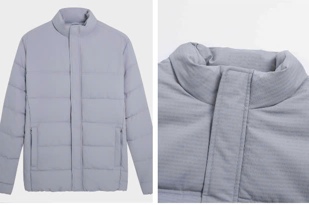 ARISTINO-Áo khoác nhồi bông Aristino cổ cao giữ ấm tuyệt đối AJK047BZ