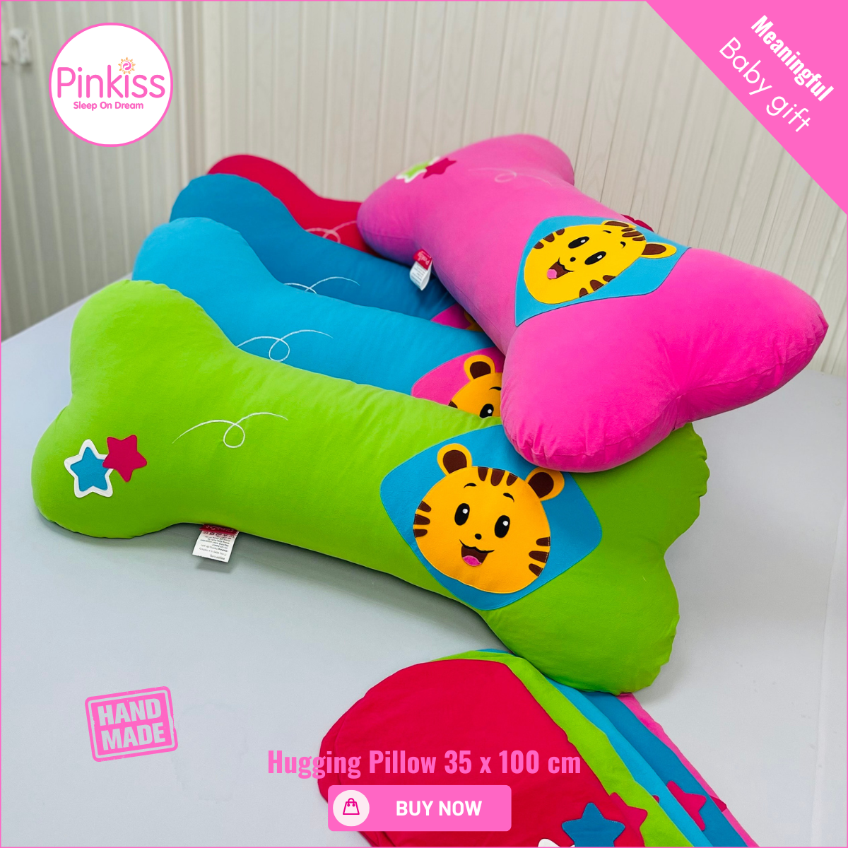 PINKISS-Gối ôm PINKISS Xương Lớn 2XL 35X100