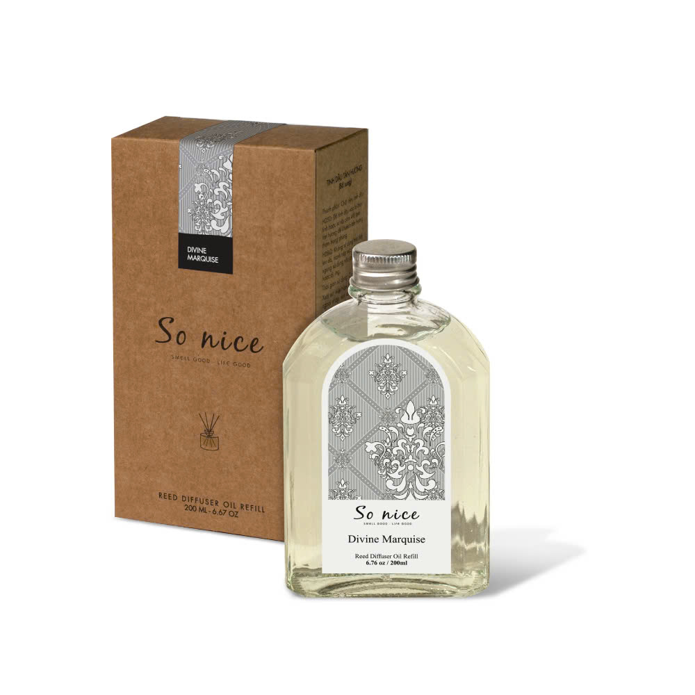 Tinh dầu tán hương Refill Divine Marquise 200ml