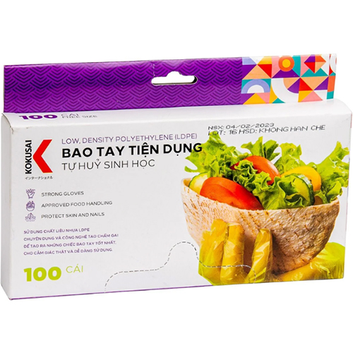 KOHNAN Bao tay LDPE Kokusai 005296