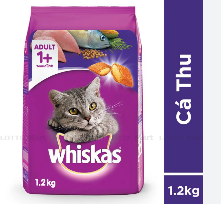KOHNAN - 025391 Whiskas Mèo Lớn cá thu 1.2Kg