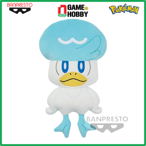 nShop - Gối Bông Pokemon Quaxly - Banpresto Pokemon Super Big Plush Cushion Chính Hãng Banpresto - Kích Thước: 37cm